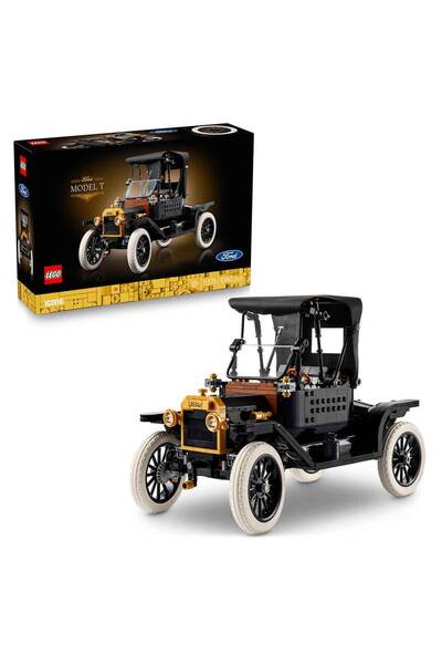 LEGO Icons Ford Model T 11376 - Yetişkinler için Klasik Otomobil Modeli Yapım...
