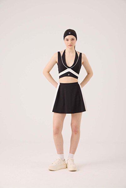 HOLLY LOLLY High Waist Stella Shorts Skirt Black