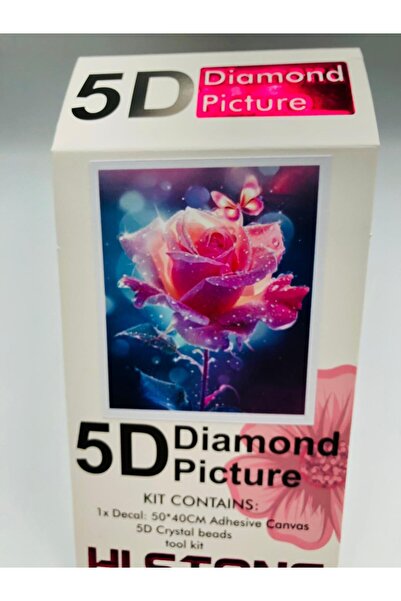 DUCK HOBY 50x40 Boncuklu Taş Mozaik Elmas Goblen Pano Tablo Resim Boncuk Puzz...