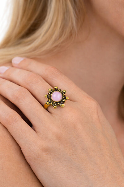 Brandsmiths خاتم من الحجر الطبيعي والنحاس