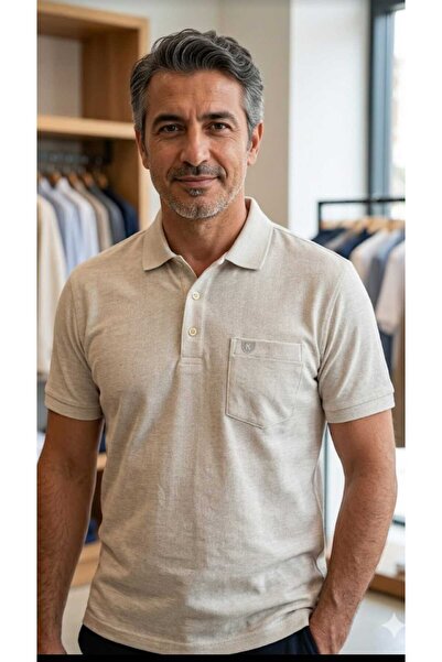 güncüoğlu TRICOU BĂRBAȚI CU GULER POLO, C cu buzunare CU TĂIERE CLASICĂ, SEZO...