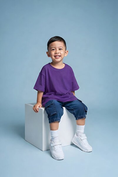 E-ROMA Printless Unisex Children's T-Shirt 2Gh2