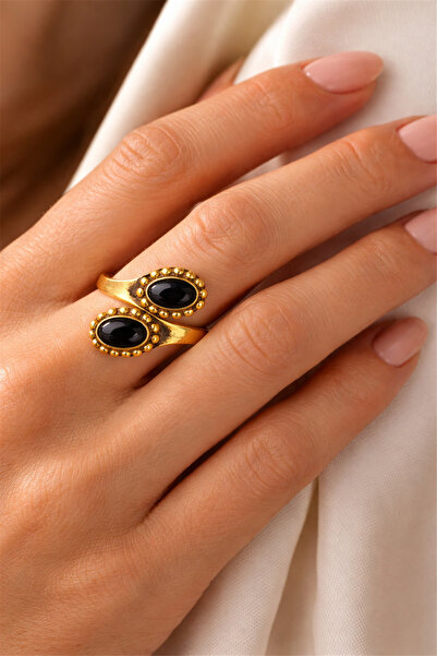 Brandsmiths خاتم من الحجر الطبيعي والنحاس