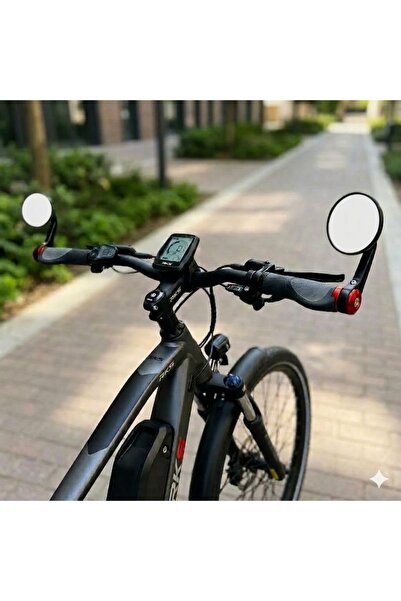 RKS RS3 PRO X ELEKTİRİKLİ BİSİKLET GİDON AYNASI YUVARLak kırmızı renk oem parça