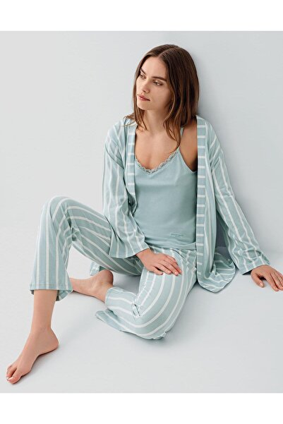 Pierre Cardin Women's 3-Piece Boxed Pajama Set – 50% Modal 50% Cotton, Camiso...