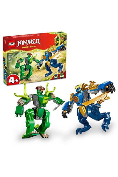 LEGO NINJAGO Jay’in Ejderha Robotu Savaşı 71853 - 4 Yaş ve Üzeri Çocuklar içi...