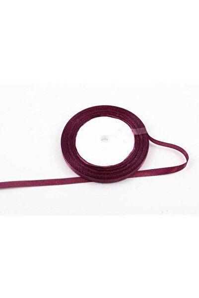 OEM Set of 3 rolls Satin Ribbon 0.6cm/22m Dark Dusty Purple
