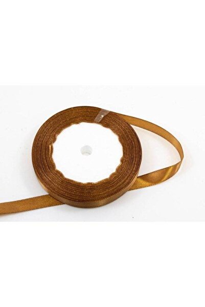 OEM Satin Ribbon 1cm/22m Light Brown (Top Bottom Set of 3 pcs)