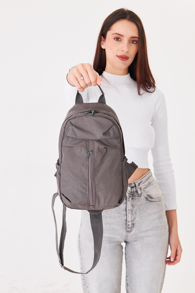 Superbag Su İtici Kumaş Çapraz Askılı Omuz ve Bel Çantası Unisex Günlük Kulla...