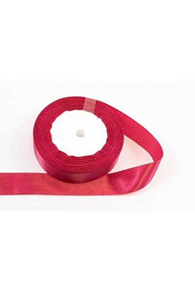 OEM Set of 3 rolls Satin Ribbon 2.5cm/22m Dark Coral