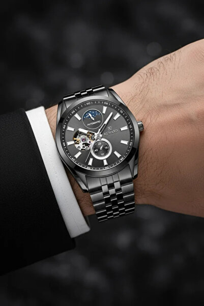 Reward Automatic Mechanism Moonlit Dial Men's Wristwatch