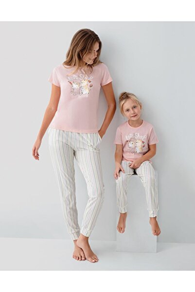 Arnetta Mother and Child Pajamas Sold Separately, 100% Cotton Mother Daughter...
