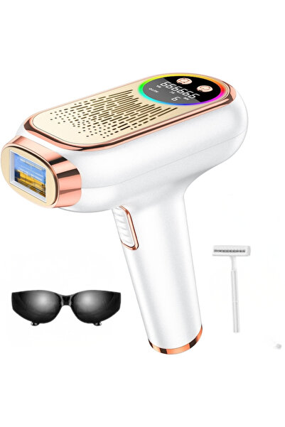 HASEPE Epilator IPL 999999 Impulsuri, 9 Niveluri, Dublu Flash, Racire, Mod Au...