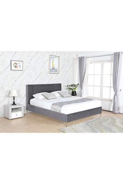 MarketMob Pat Elegance 160x200 Tapitat Catifea Gri