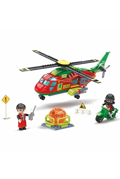 sunman oyuncak طائرة هليكوبتر للاستكشاف والتعدين وتعدين الذهب 229 قطعة - قياسي