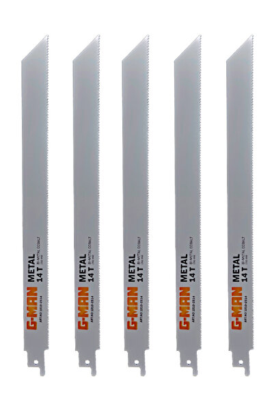 ALAVAN 5 ADET G-man Bi-Metal 250mm Tilki Kuyruğu Yedek Bıçağı | Panter Tester...