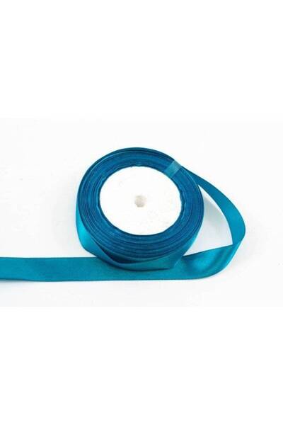 OEM Set of 3 rolls Satin Ribbon 2cm/22m Dark Turquoise