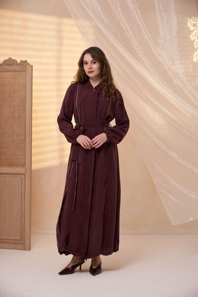 MissWhence Fermuar Detaylı Pardesü