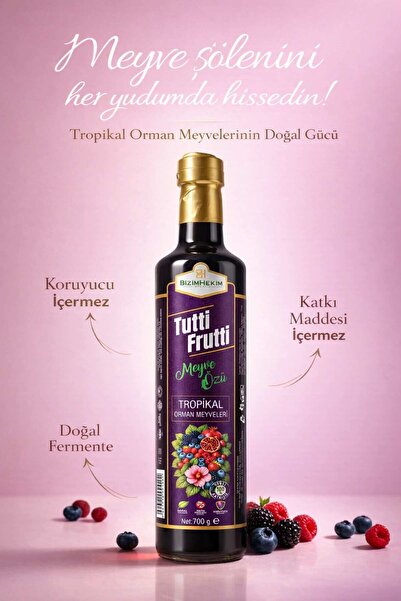 BİZİMHEKİM ŞİFA EVİ Orman Meyveleri Özü 700 Gr