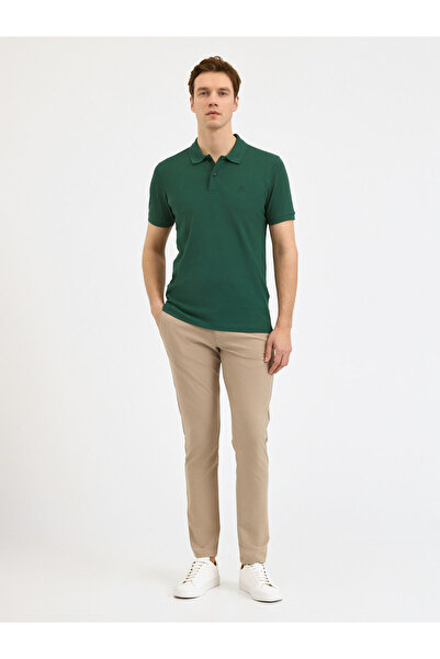 Karaca Yeşil T-Shirt-Polo Yaka Tişört