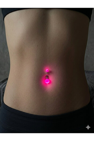 Dragon Cerrahi Çelik Neon Göbek Piercingi