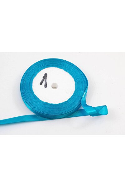 OEM Set of 3 rolls Satin Ribbon 1cm/22m Light Turquoise 200