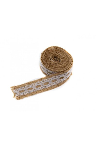 OEM Set 3 role Panglica Iuta Cu Dantela 2.5cm/2m