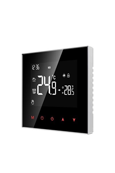 OEM Termostat inteligent WiFi 3A pentru centrală termică, control prin aplica...