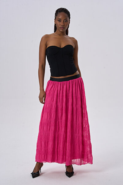 HANIQA Elegant Design Daily Comfortable Stylish Pleated Skirt