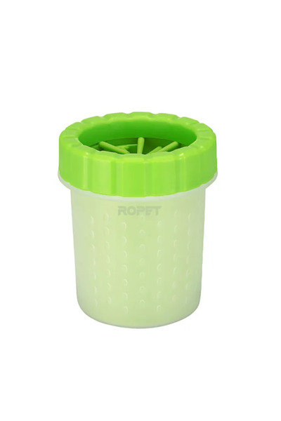 Ropet Paw cleaning and disinfection device, for dogs, cats, Green,