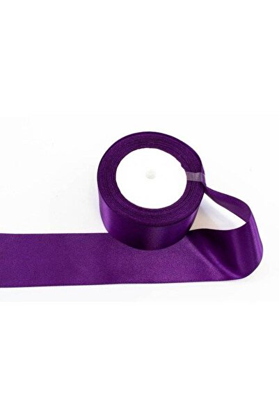 OEM Set of 3 rolls of Satin Ribbon 5cm/22m Purple