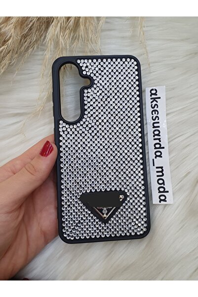 ZB Aksesuarda Moda Samsung Galaxy S25 Compatible Luxury Full Stone Branded Case