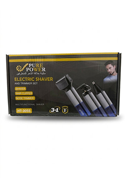 PURE POWER ELECTRIC SHAVER AND TRIMMER SET