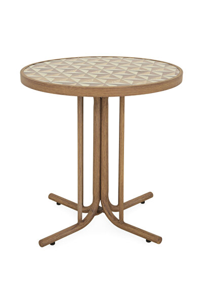 Maison Mex Round garden/terrace table ARMEN H.74 D.70 natural
