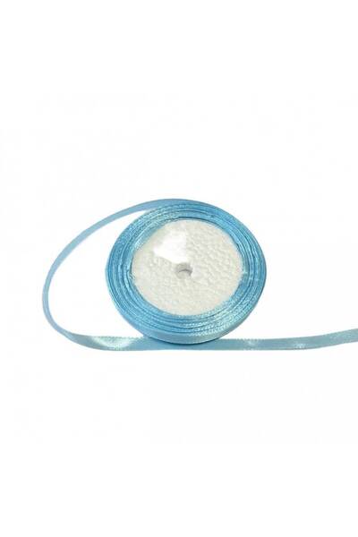 OEM Set of 3 rolls Satin Ribbon 0.6cm/22m Dark Blue 011