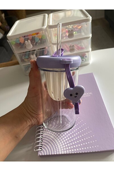 Doca Box Cam Pipetli Suluk(Yapıştırılabilir Stickerı ile birlikte)