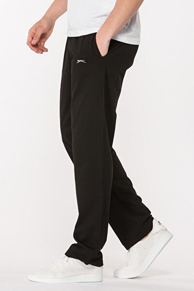 Slazenger Ανδρικό μονόχρωμο μαύρο παντελόνι