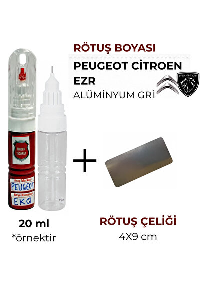 Önder Ticaret Peugeot Citroen EZR Alüminyum Gri Rötuş Boyası ve Rötuş Çeliği ...