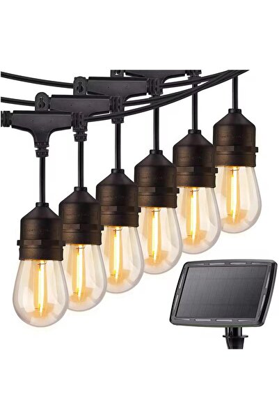 OEM Ghirlandă Luminoasă Solară 25m 25 Becuri LED, Exterior, Waterproof, Lumin...