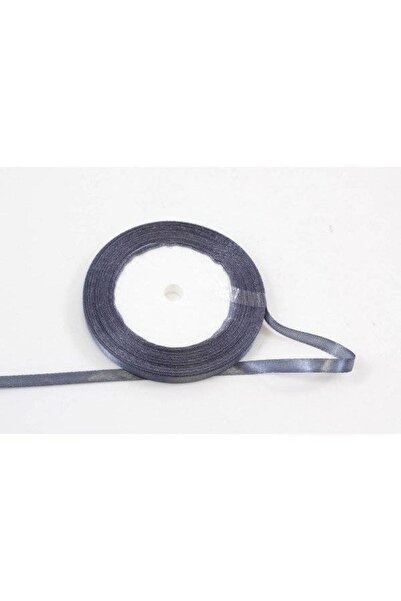 OEM Set of 3 rolls Satin Ribbon 0.6cm/22m Dark Grey