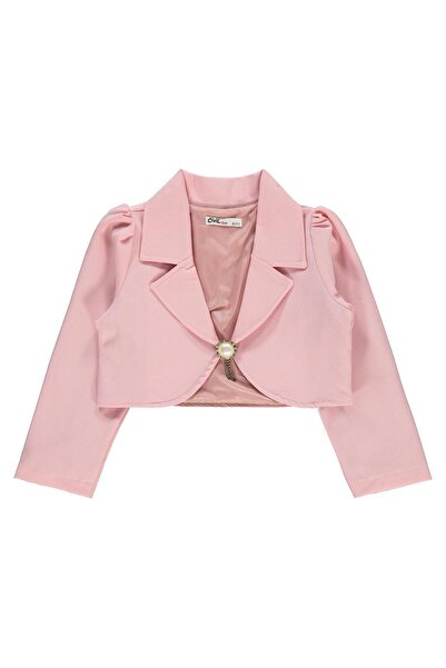 Civil Girls Bolero with Brooch for 10-13 Years Old - Powder Color for 13-14 Y...