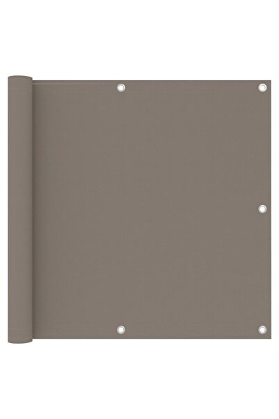 Concept Paravan de balcon, gri taupe, 90x300 cm, țesătură oxford