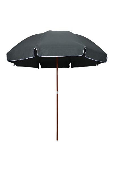 Concept Ομπρέλα ήλιου με ατσάλινο κοντάρι, ανθρακί, 300 εκ.