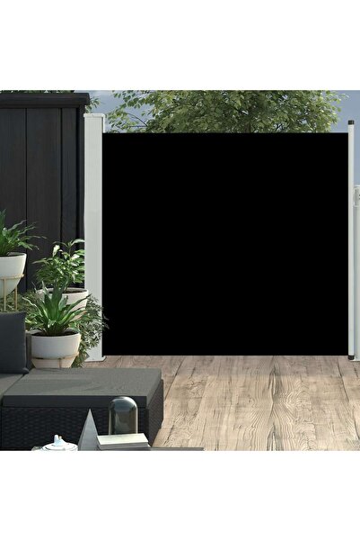 Concept Copertină laterală retractabilă de terasă, negru, 170 x 300 cm