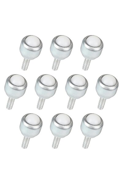 CPROSP Pack of 10 Ball Castors with M5 Threaded Rod 16.5 mm