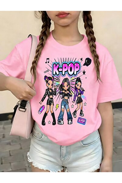 E-ROMA K-Pop Printed Unisex Children's T-Shirt 3Gh2