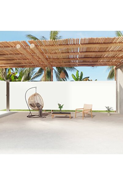 Concept Αναδιπλούμενη πλαϊνή τέντα, κρεμ, 220x1200 εκ.