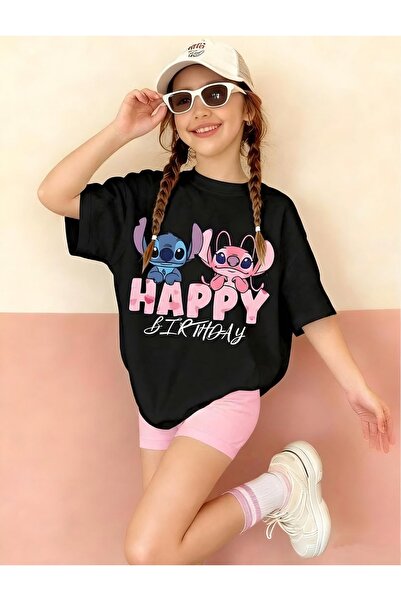 BENROMA Happy Birthday Printed Unisex Children's T-Shirt 3Gh3