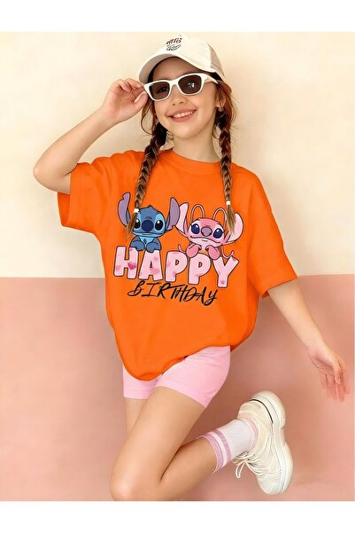 BENROMA Happy Birthday Printed Unisex Children's T-Shirt 3Gh3