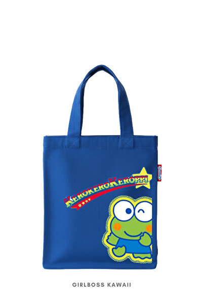 Girlboss Kawaii Keroppi Mini Tote Bag/Tablet/Book/Mini Cloth Shopping Bag Bag...